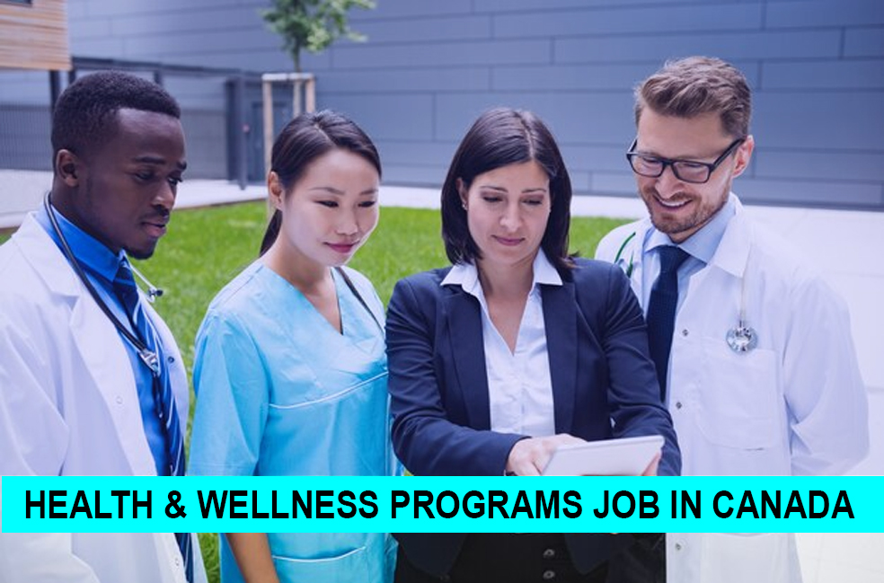 Health & Wellness Programs Job in Canada