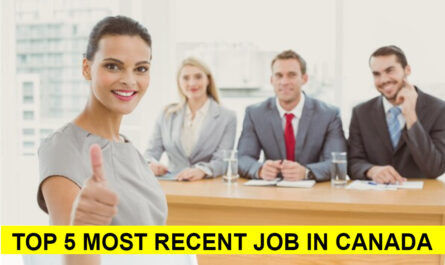 Top 5 Most Recent Job In Canada