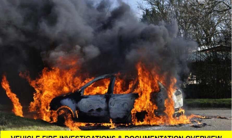 Vehicle Fire Investigations & Documentation Overview